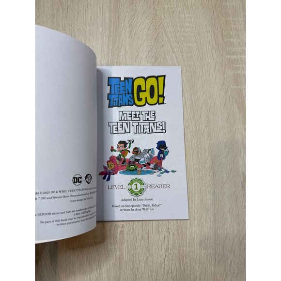 Teen Titans Go Meet Teen Titans Leveled Reader 1 Kids Fiction Book Sight Words - Picture 2 of 3